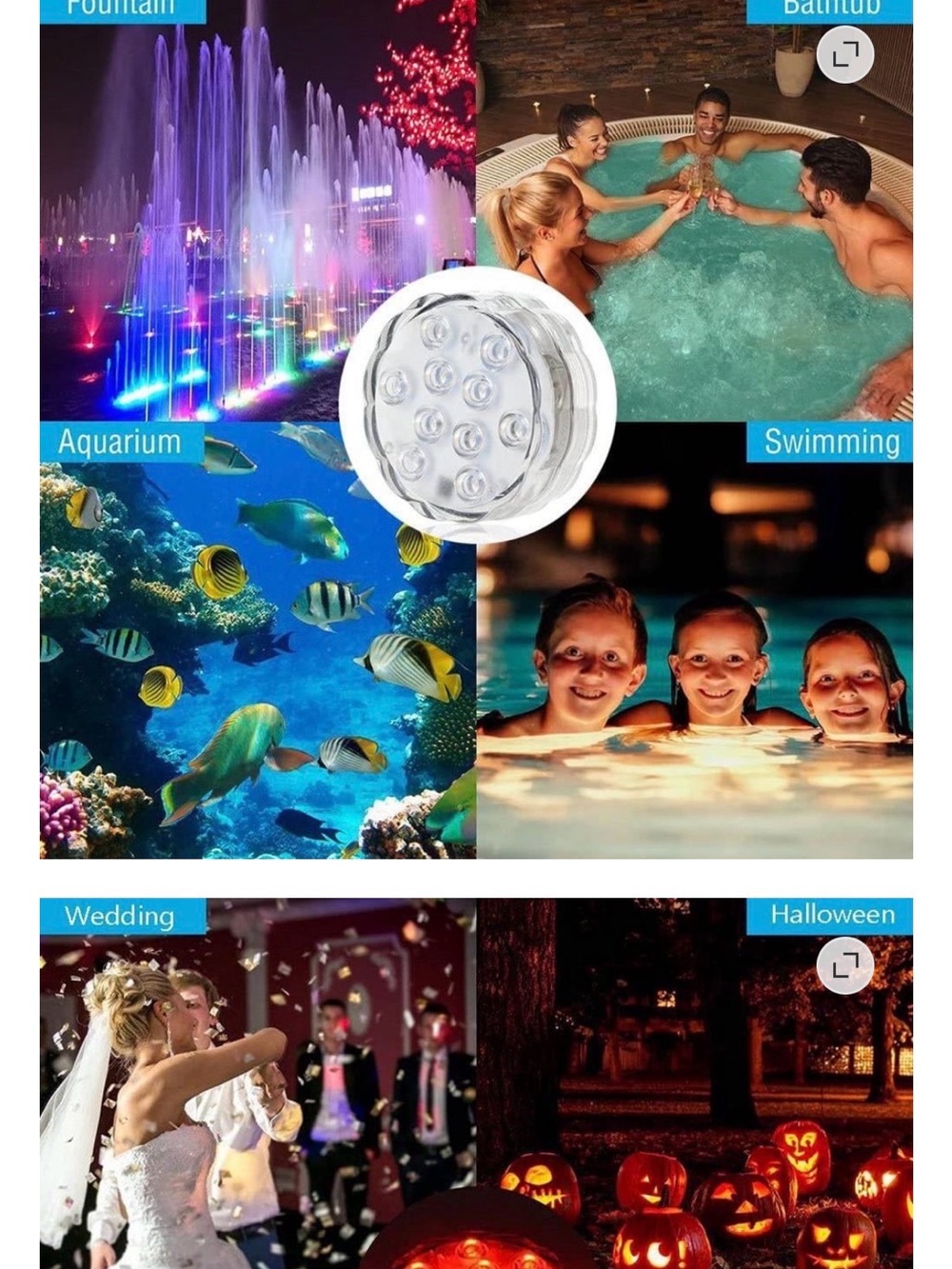 LEDeez Waterproof Multicolor LED Light - Blue - Picture 4 of 9